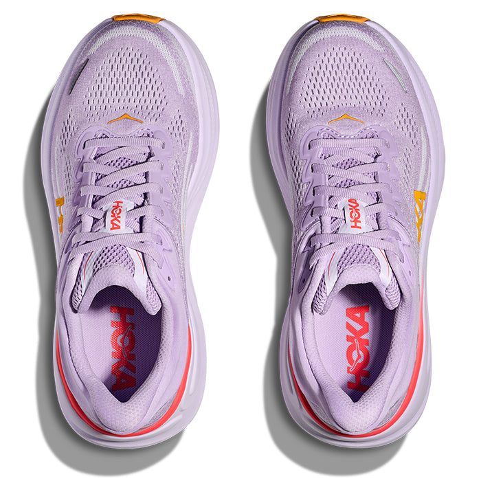 Womens Hoka Bondi 9 in Aster Flower/Starlight Glow – Lucky Shoes