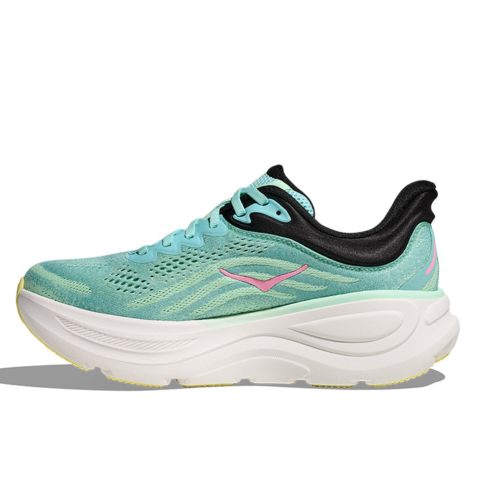Womens Hoka Bondi 9 in Blue Spark/Mint Flourite – Lucky Shoes