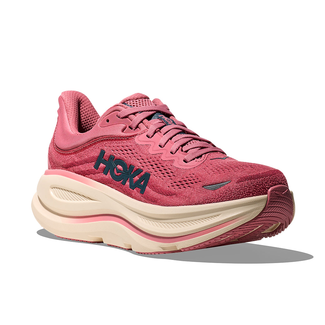 Womens Hoka Bondi 9 in Lingonberry/Cranberry – Lucky Shoes