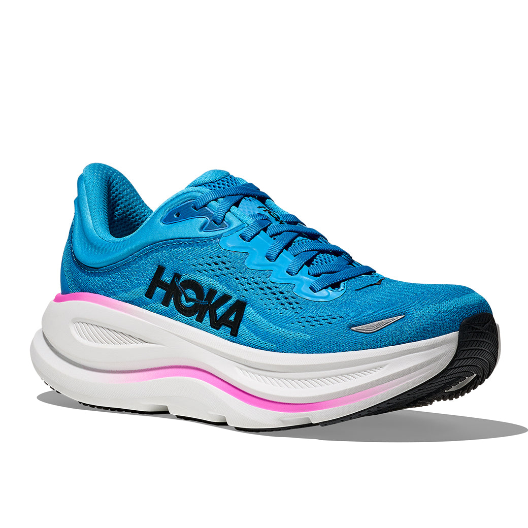 Hoka Bondi 9 Skyward Blue / Neon Fuchsia