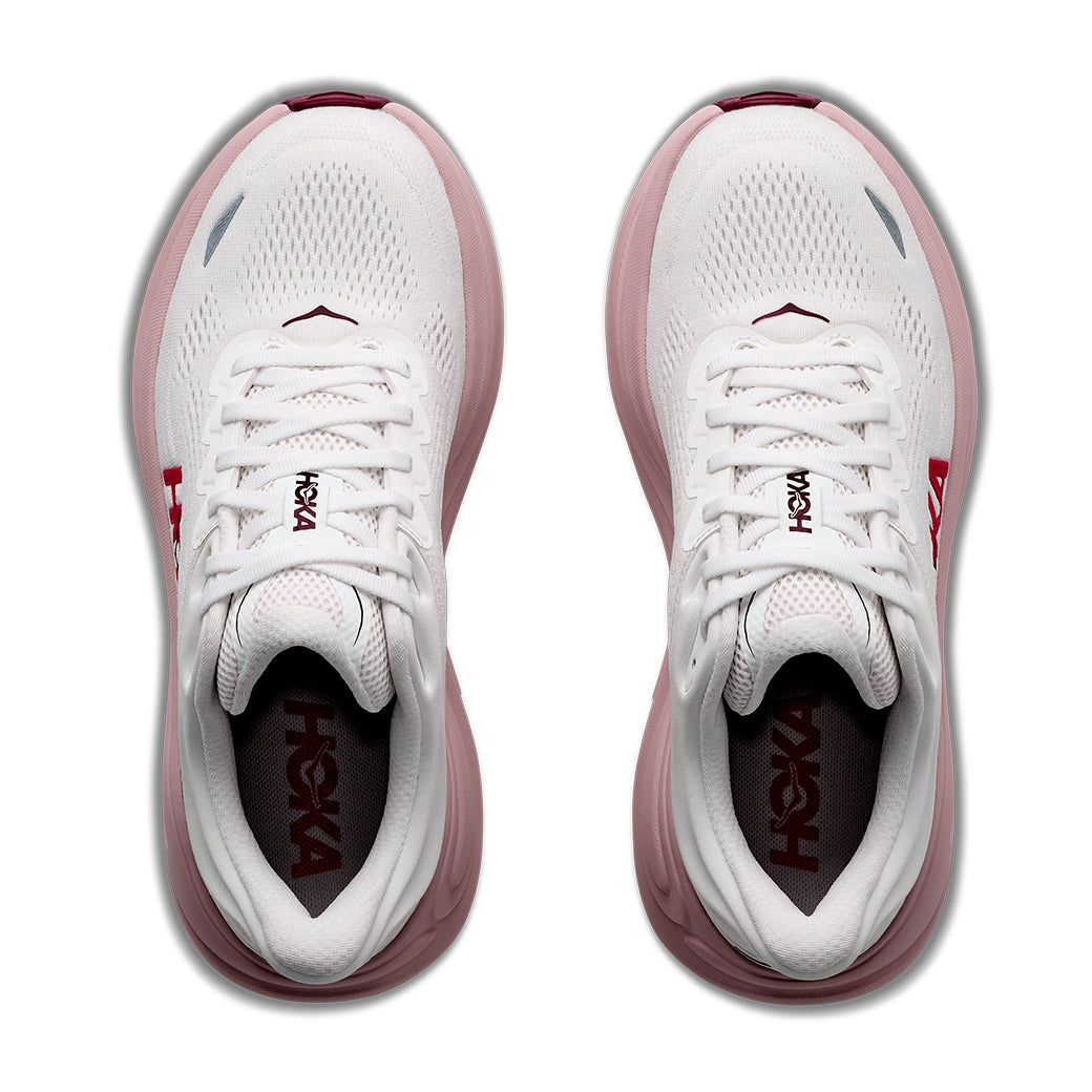 Hoka Bondi 9 White/Pink Opal