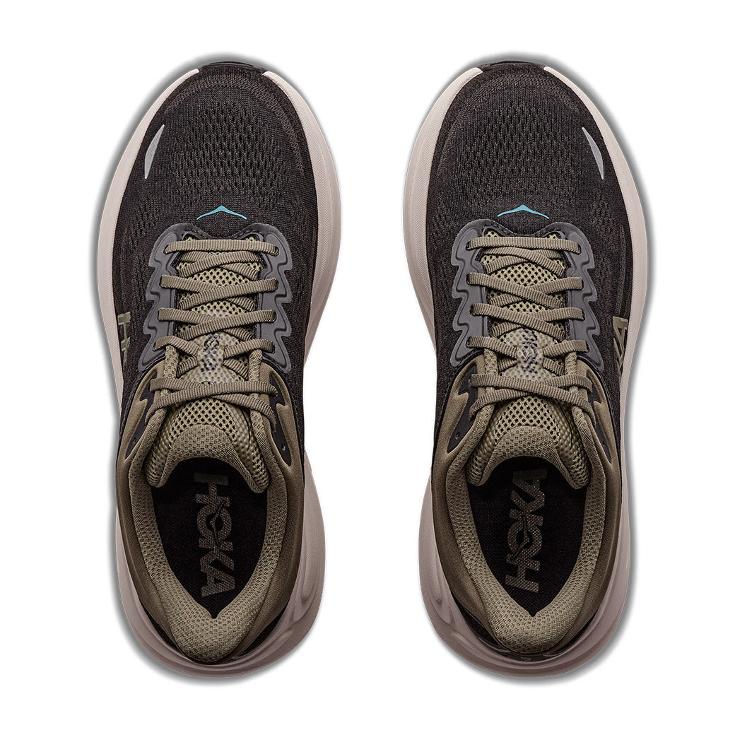 Hoka Bondi 9 Wide Black/ River Rock Grey