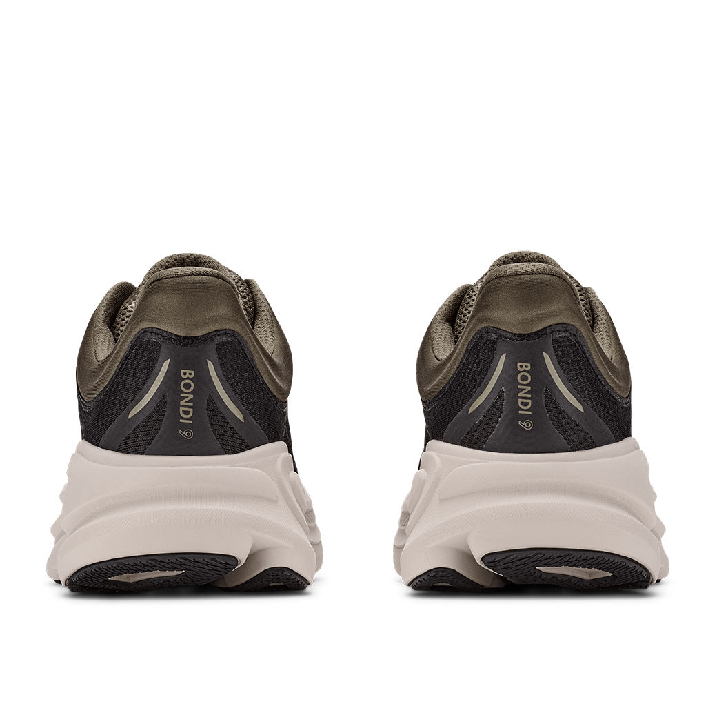 Hoka Bondi 9 Wide Black/ River Rock Grey