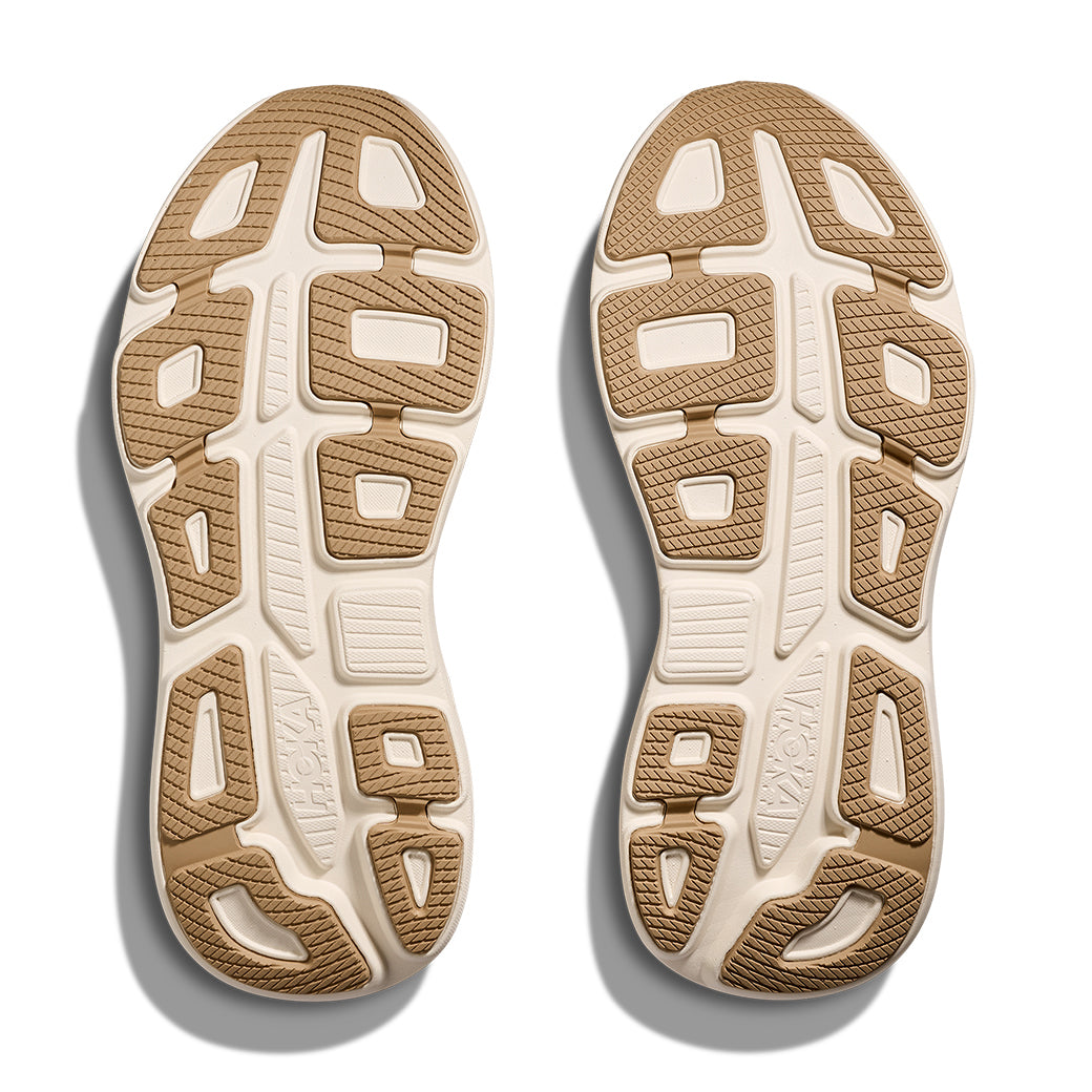 Mens Hoka Bondi 9 Wide in Stucco/Grout