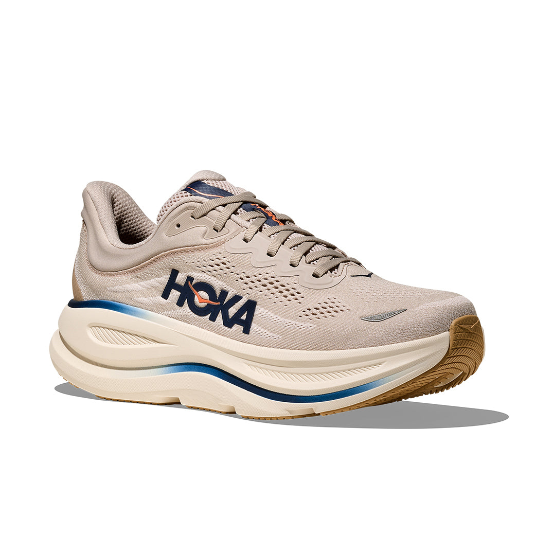 Mens Hoka Bondi 9 in Stucco/Grout