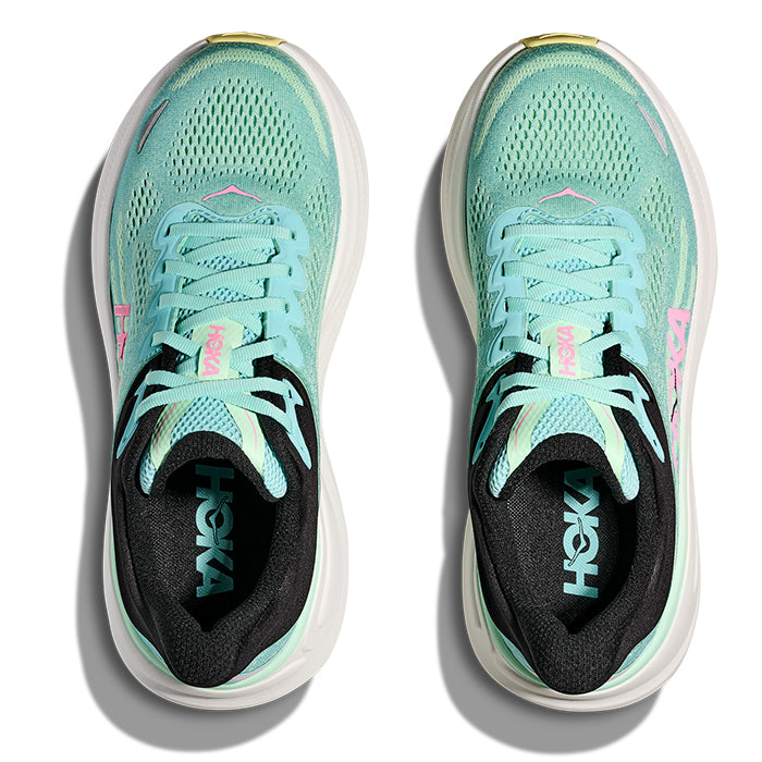 Hoka Bondi 9 Wide Blue Spark/Mint Flourite