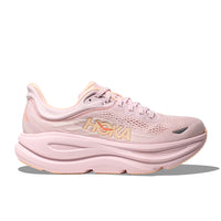 Womens Hoka Bondi 9 Wide in Lilac Cream/Tangerine Glow