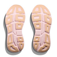 Womens Hoka Bondi 9 Wide in Lilac Cream/Tangerine Glow