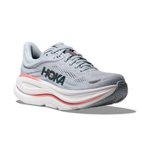 Womens Hoka Bondi 9 Wide in Mineral Blue/Washed Blue