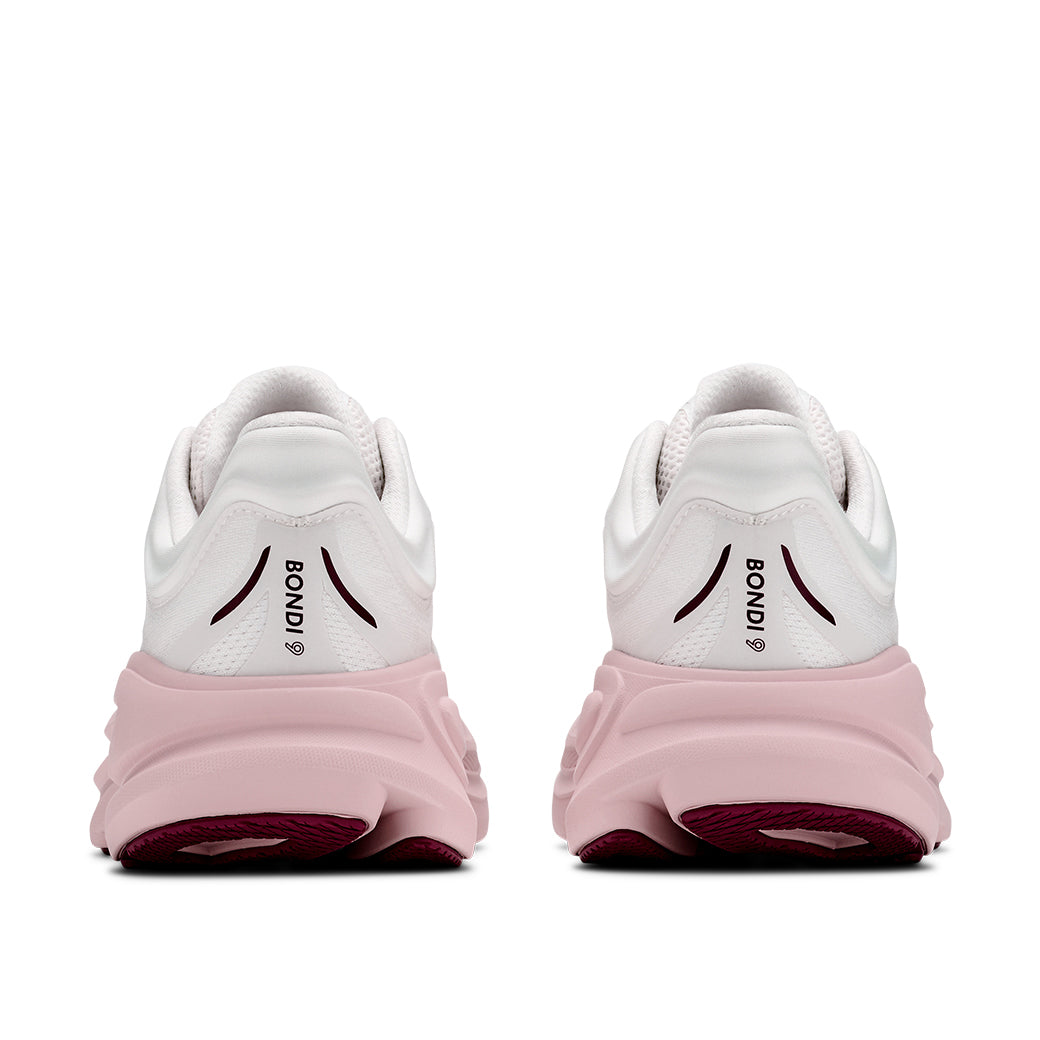 Hoka Bondi 9 Wide White/Pink Opal