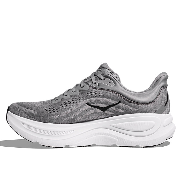 【美品】QUICK PACK 9【GRAY WHITE】 HOKA Women's Bondi 9 Cosmic Grey/White Running Shoes - Free Shipping