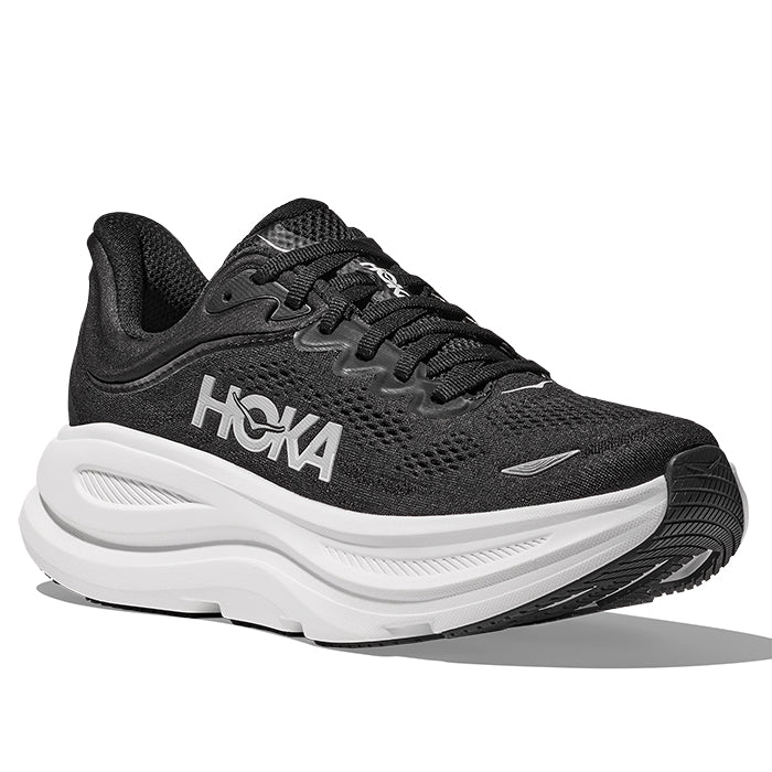 Hoka Bondi 9 Extra Wide Black/White