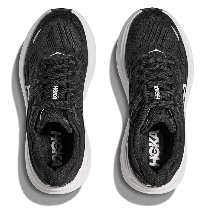 Hoka Bondi 9 Extra Wide Black/White