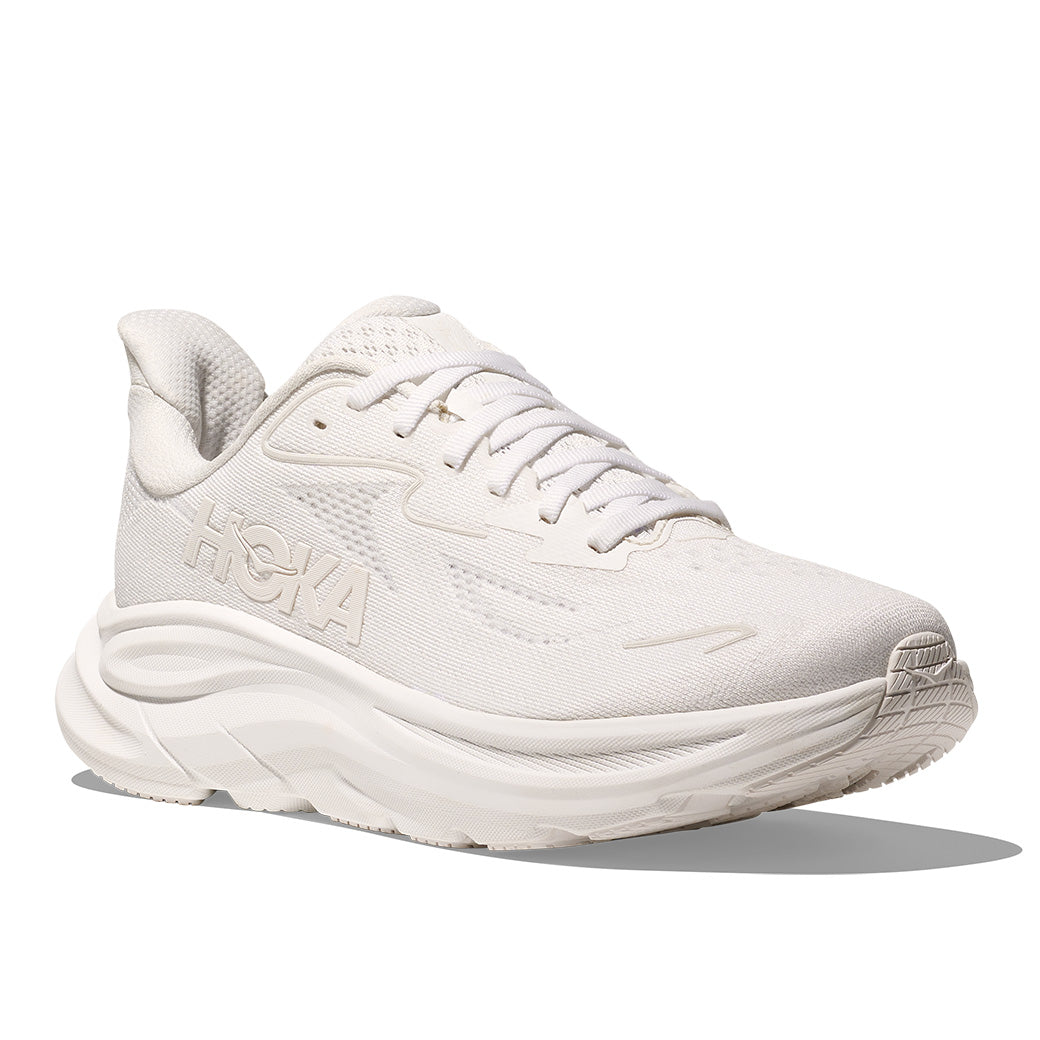 Mens Hoka Clifton 10 in White/White – Lucky Shoes