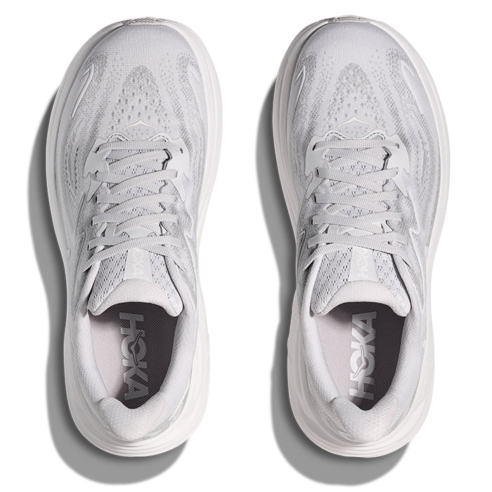 Womens Hoka Clifton 10 in Cosmic Grey/Stardust – Lucky Shoes