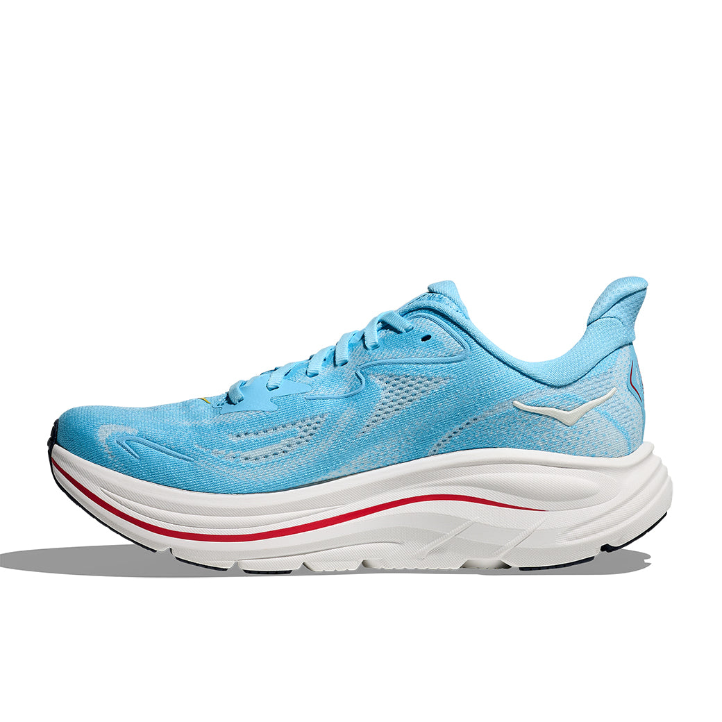 Womens Hoka Clifton 10 in Soaring Blue/Frost