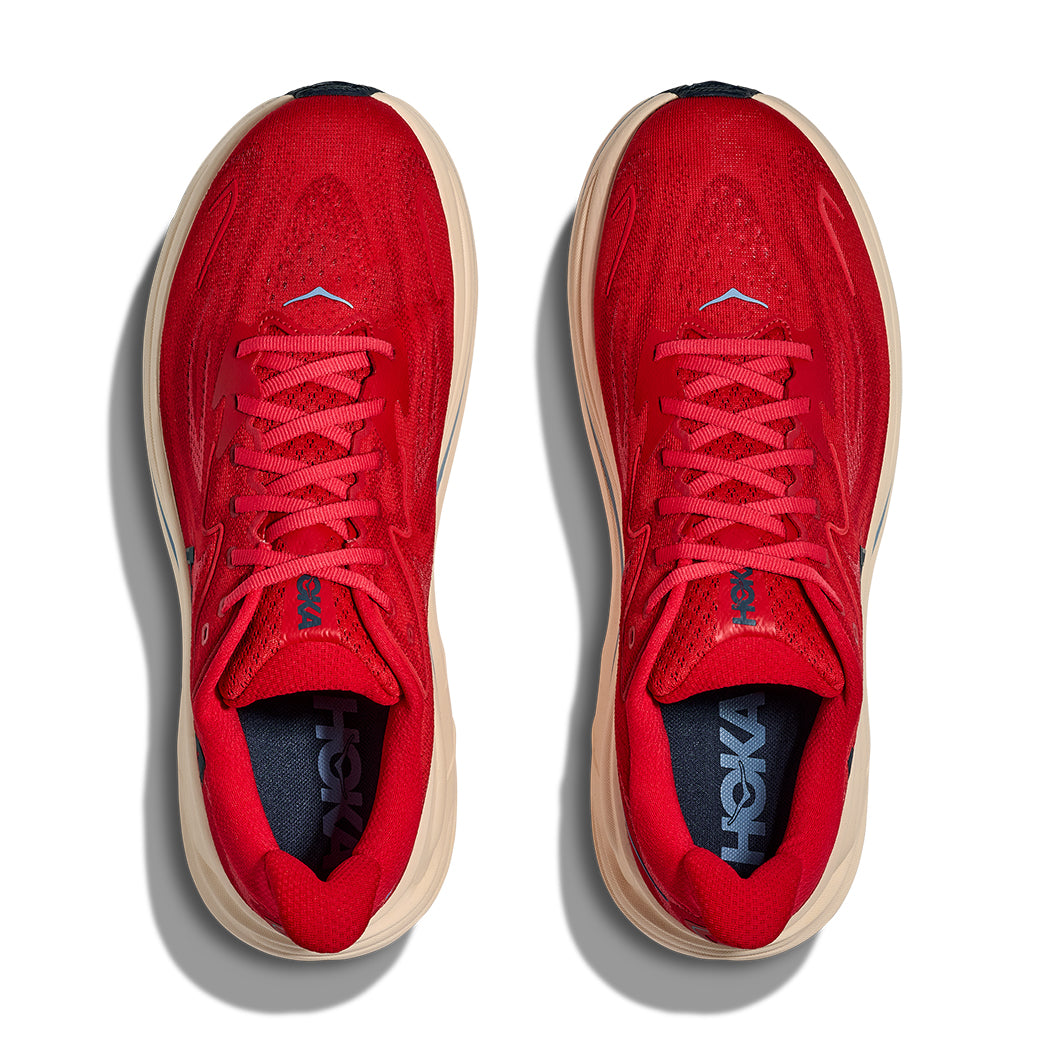 Hoka Clifton 10 Wide Vermillion/Varsity Navy