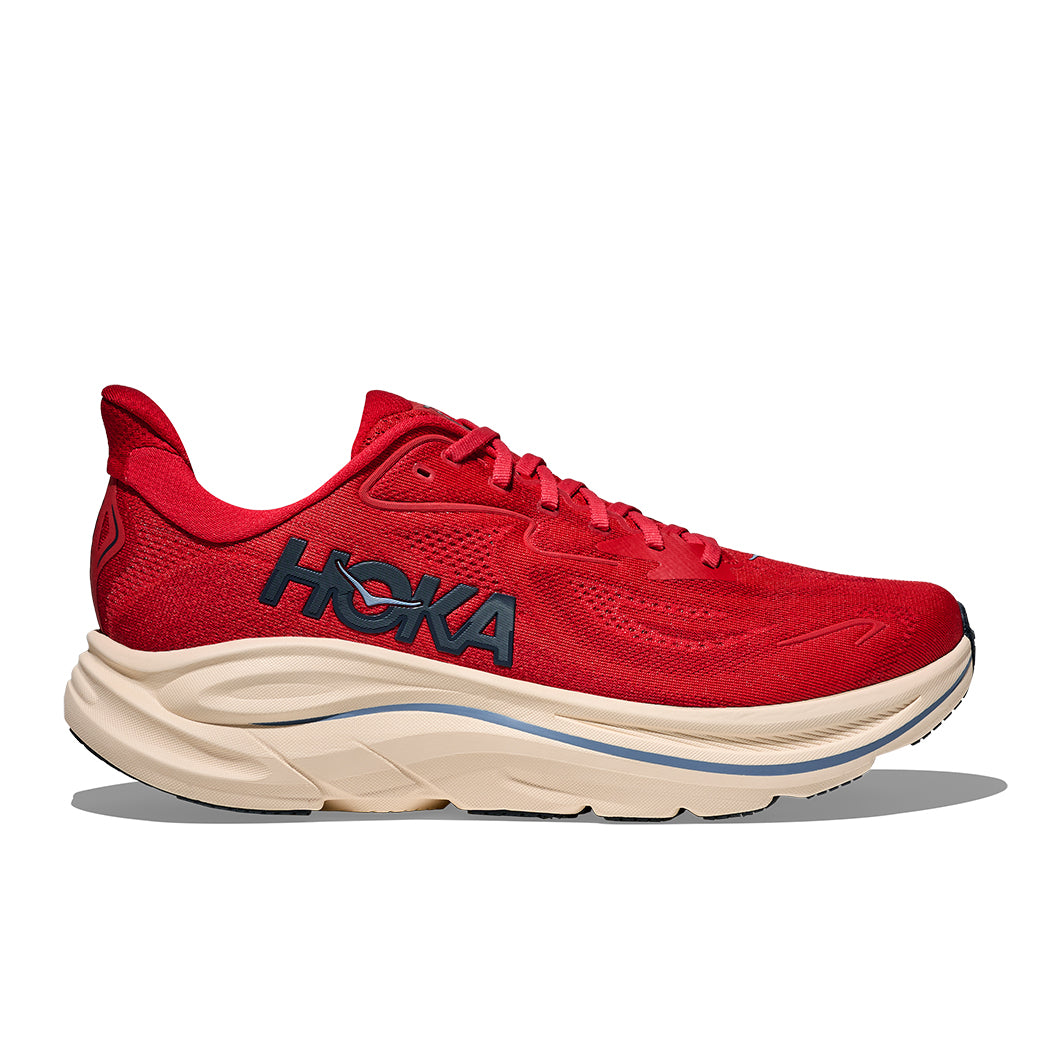 Hoka Clifton 10 Wide Vermillion/Varsity Navy