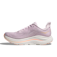 Womens Hoka Clifton 10 Wide in Lilac Cream/Tangerine Glow