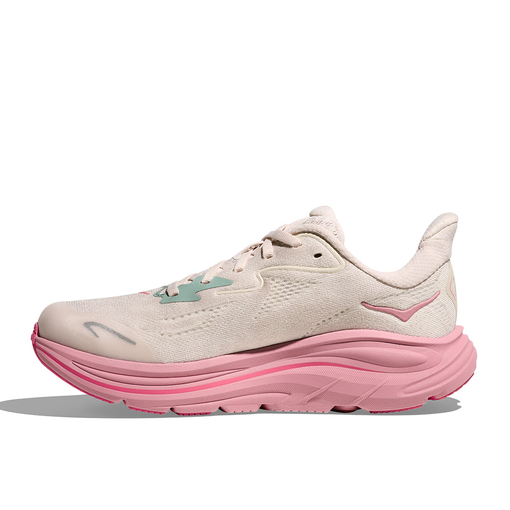 Womens Hoka Clifton 10 Wide in Rose Cream/ Dried Rose – Lucky Shoes