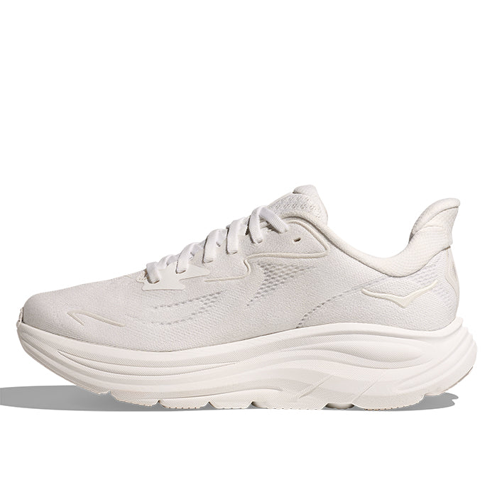 Womens Hoka Clifton 10 Wide in White/White – Lucky Shoes