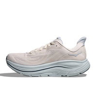 Womens Hoka Clifton 10 Wide in Grout/Mineral Blue