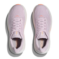 Womens Hoka Clifton 10 in Lilac Cream/Tangerine Glow