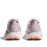 Womens Hoka Clifton 10 Extra Wide in Lilac Cream/Tangerine Glow