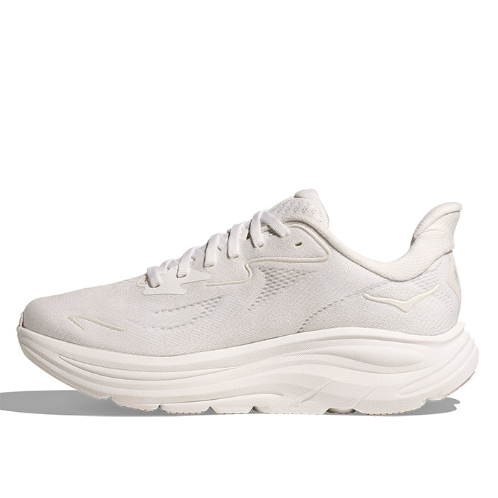 【HOKA ONEONE】W CLIFTON 10 WIDE　ホワイト Womens Hoka Clifton 10 Extra Wide in White/White – Lucky Shoes