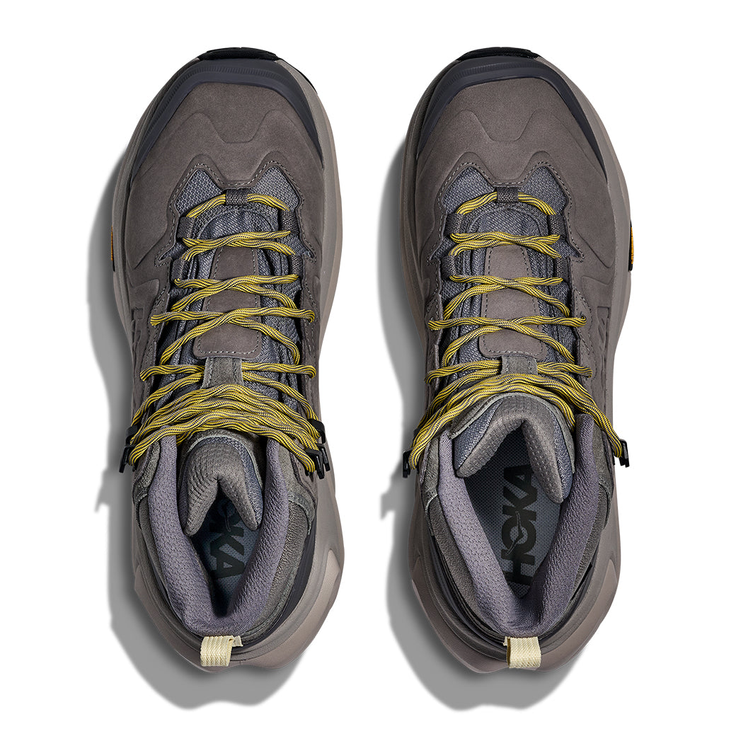 Mens Hoka Kaha 3 GTX in Gravel/Cement