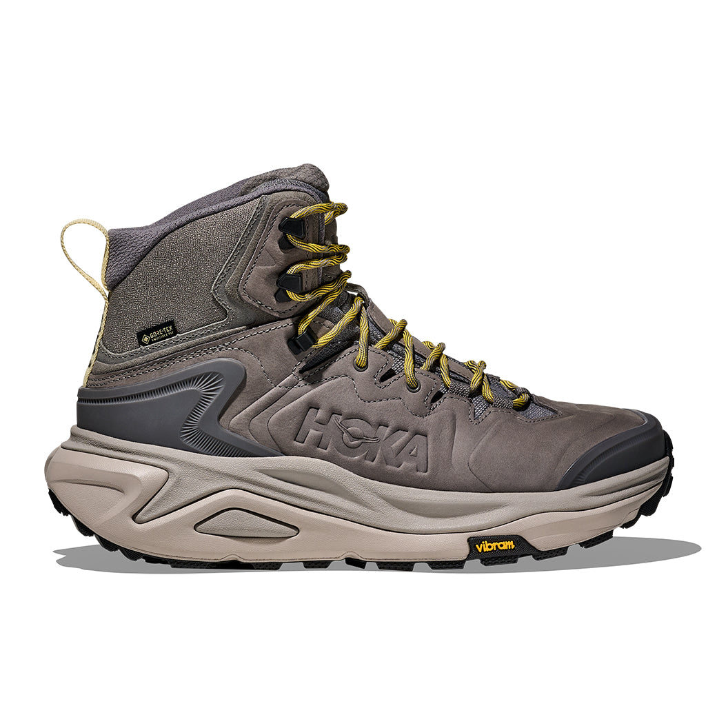 Mens Hoka Kaha 3 GTX in Gravel/Cement