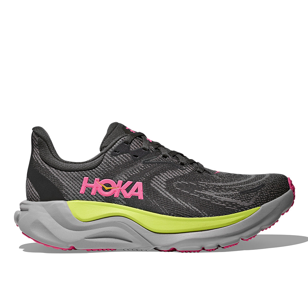石　1808060 Womens Hoka Arahi 8 in Charcoal Grey/ Grey Skies – Lucky Shoes