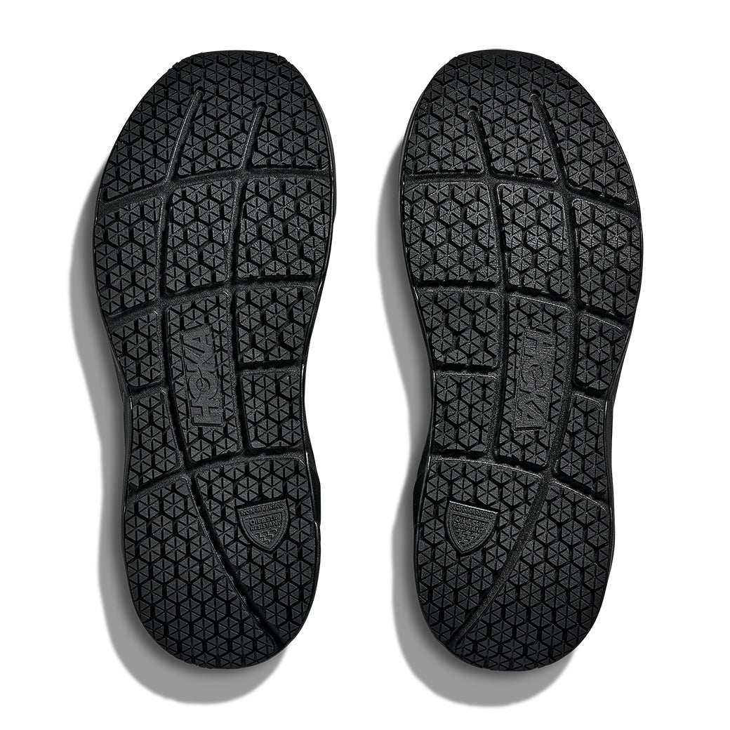 Mens Hoka Arahi SR (Slip Resistant) Wide in Black/Black