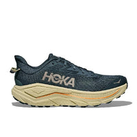 Mens Hoka Challenger 8 in Faded Navy/Pampass Grass
