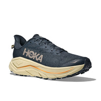 Mens Hoka Challenger 8 in Faded Navy/Pampass Grass