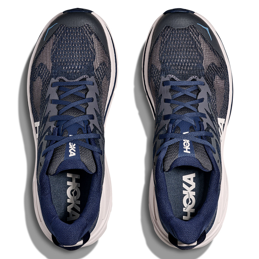 Mens Hoka Challenger 8 Wide in Midnight Blue/ Grout – Lucky Shoes