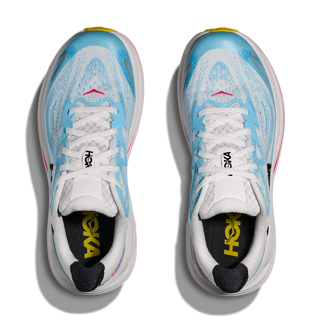 Big Girl Hoka Clifton 10 in Frost/Soaring Blue