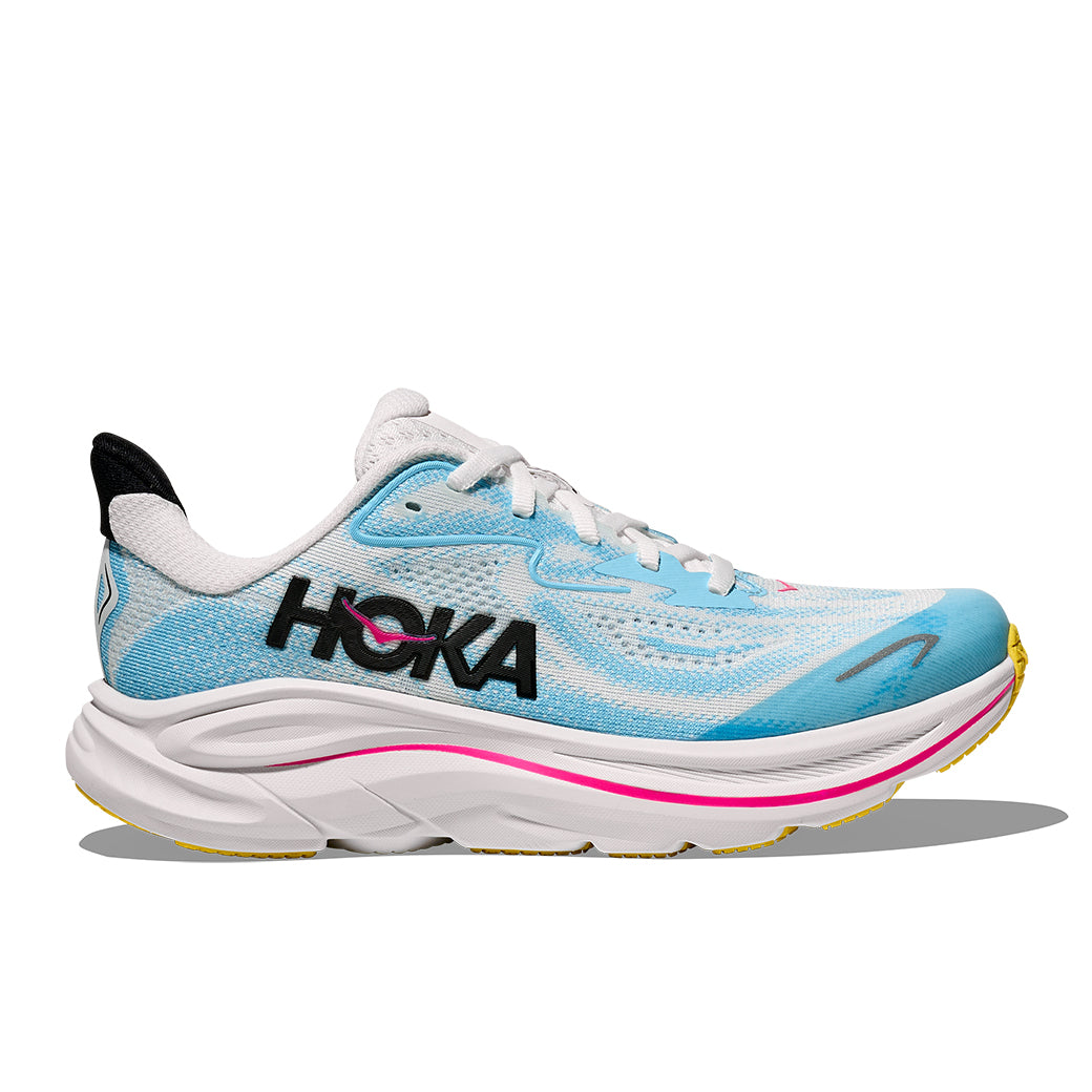 Big Girl Hoka Clifton 10 in Frost/Soaring Blue