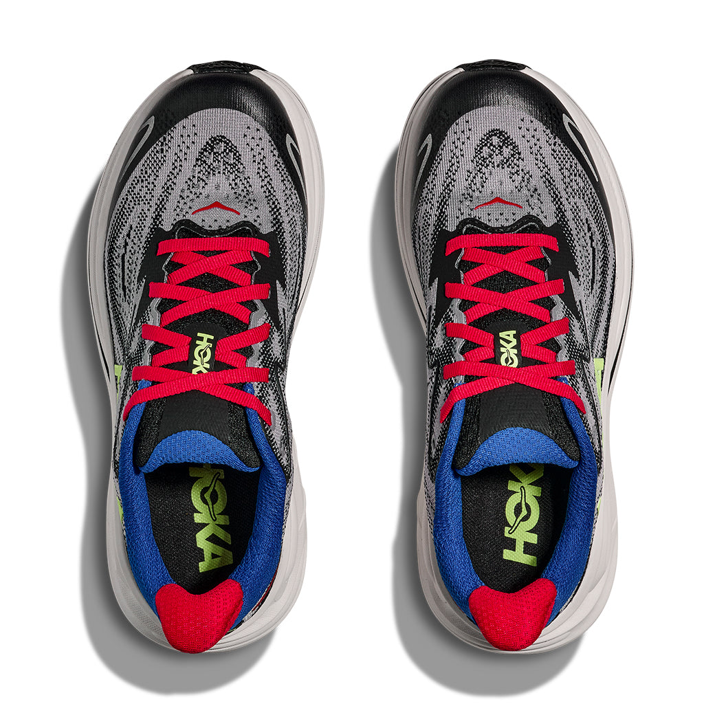 Big Boy Hoka Clifton 10 in Foggy Grey/Black