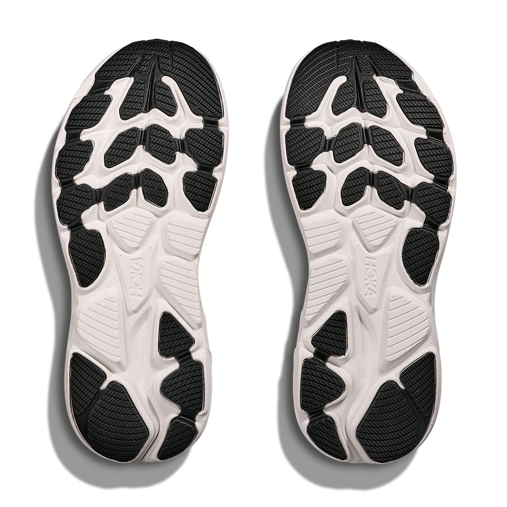 Big Boy Hoka Clifton 10 in Foggy Grey/Black