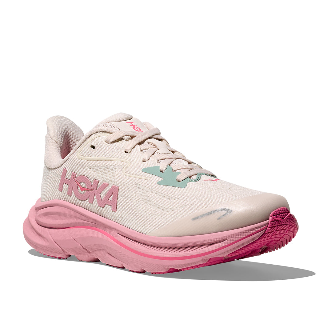 Big Girl Hoka Clifton 10 in Rose Cream/ Dried Rose – Lucky Shoes