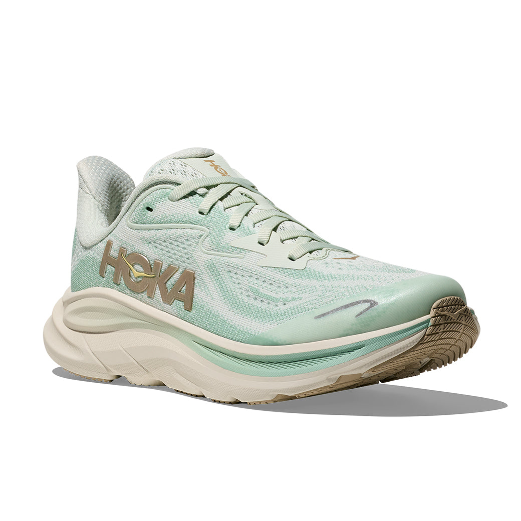 Big Girl Hoka Clifton 10 in Sea Glass/Truffle Salt – Lucky Shoes