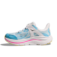 Big Girl Hoka Clifton 10 Alternate Closure in Frost/Soaring Blue