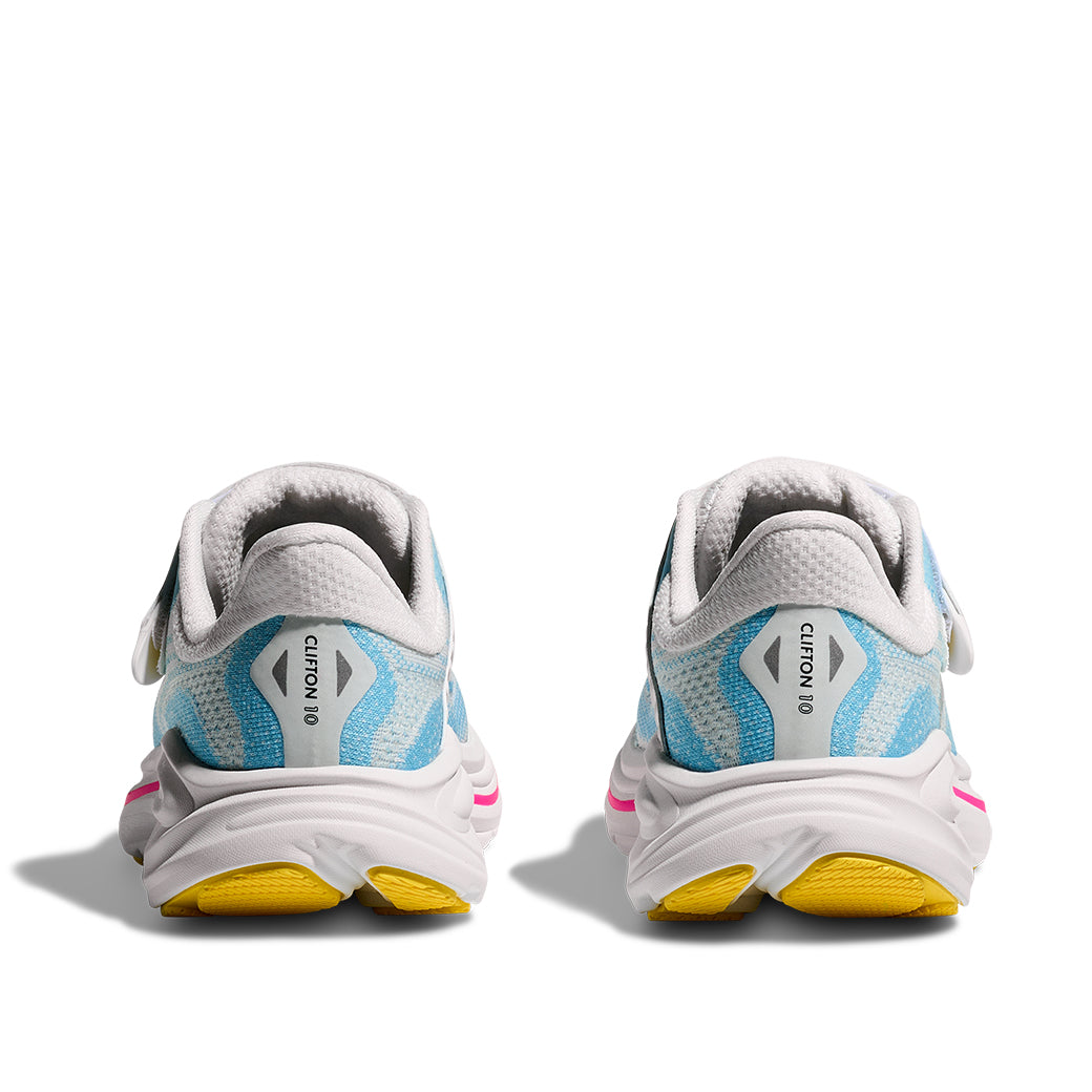 Big Girl Hoka Clifton 10 Alternate Closure in Frost/Soaring Blue