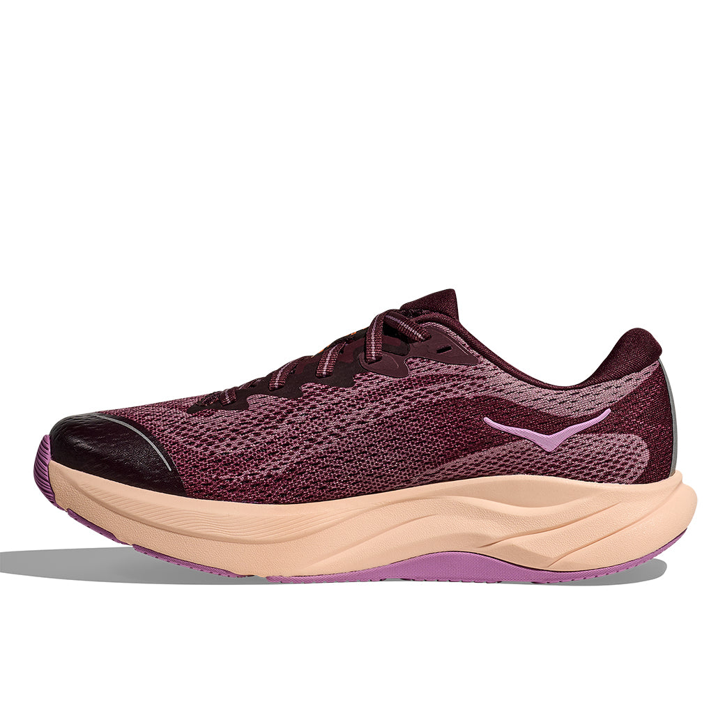 Big Girl Hoka Rincon 4 in Black Cherry/ Classic Mauve – Lucky Shoes