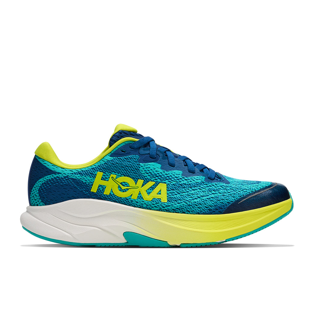 Hoka Rincon 4 Electric Aqua/Neon Citrus