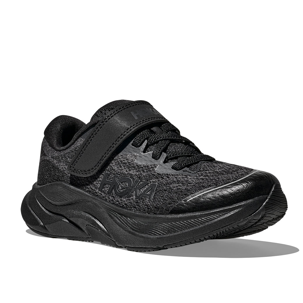 Big Boy Hoka Rincon 4 Alternate Closure in Black/ Black – Lucky Shoes