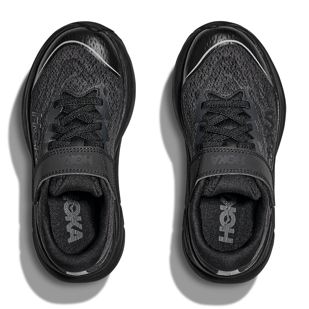 Big Boy Hoka Rincon 4 Alternate Closure in Black/ Black – Lucky Shoes