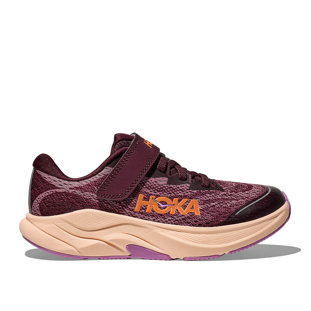 Big Girl Hoka Rincon 4 Alternate Closure in Black Cherry/ Classic