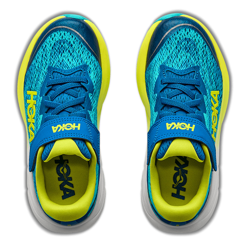 Hoka Rincon 4 Alternative Closure Electric Aqua/Neon Citrus